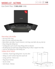 Máy Hút Mùi LATINO LT KC700S