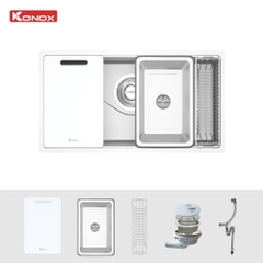 Chậu rửa bát Konox phong cách Nhật Tari 8748SM