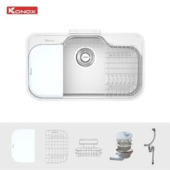 Chậu rửa bát Konox phong cách Nhật Tari 9051SM