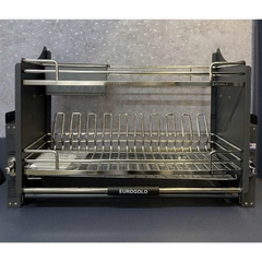 Giá Bát Đĩa Nâng Hạ INOX 304 Nan Oval EPV9080PRO (EPO9380LX)- Eurogold