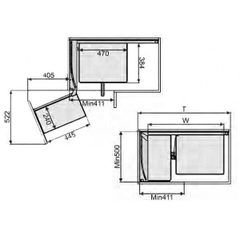 Giá Góc Liên Hoàn INOX 304 Nan Oval EPV102 (ELO102R) (phải) Eurogold