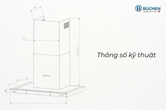 Máy hút mùi Buchen BU87DWK