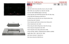 BẾP TỪ ĐÔI KAFF KF FL68II New Plus
