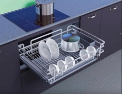 Kệ đựng bát đĩa đa năng nan oval hợp kim phủ nano Grob C1OP.083.75