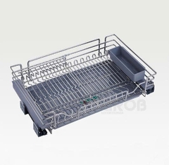 Kệ Chén Đĩa Inox 304 Oval Cao Cấp GROB GO304-80