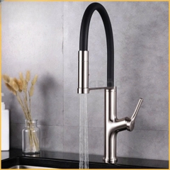 Vòi rút thân chóp màu đen inox 304 GROB GFS304.01