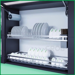 GIÁ BÁT CỐ ĐỊNH INOX SUS304 NAN DẸT GROB GD304-180
