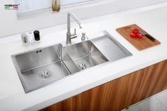 CHẬU RỬA BÁT 2 HỐ NOBINOX LIKEN NL746