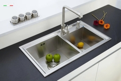 CHẬU RỬA BÁT 2 HỐ NOBINOX LIKEN NL786