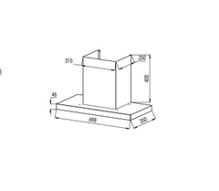 Máy Hút Mùi Tự Động Làm Sạch BA 7035ATDC