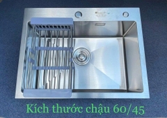 Chậu Rửa Chén Bát 1 Hố 40x45 Inox 304