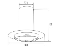 Máy hút khử mùi treo độc lập Canzy CZ 350C
