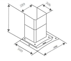 Máy hút mùi kính cong Canzy CZ-3990Q