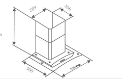 Máy hút mùi kính cong Canzy CZ 3870Q
