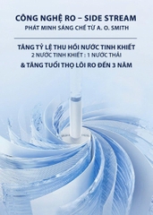 Máy Lọc Nước Đặt Gầm Công Suất Lớn A. O. Smith ROSS™ LUX-AOU800HOT