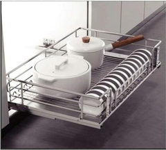 Giá xoong nồi tủ dưới nan Oval Canzy CZO-6002-800