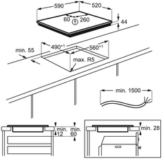 BẾP TỪ ÂM BA VÙNG NẤU ELECTROLUX LIT60342
