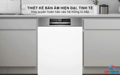 MÁY RỬA BÁT BÁN ÂM BOSCH SMI6ECS10E SERIES 6 SẤY TĂNG CƯỜNG Có Hé cửa