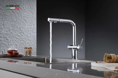 VÒI RỬA BÁT DÂY RÚT 3 ĐƯỜNG NƯỚC NOBINOX MIRA NX333