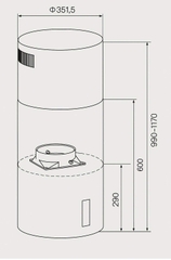 Máy hút mùi Kocher Serena CXW 188BL