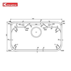Chậu rửa bát phong cách Nhật chống xước Tari Smart 9051