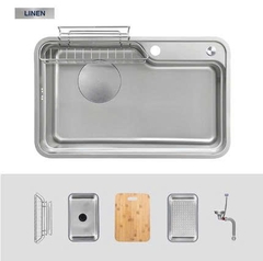 Chậu rửa bát Kluger KF7848FS DC PLUS