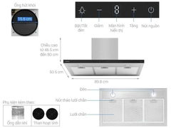 Máy hút mùi áp tường Panasonic FV-TX9ADSYUE