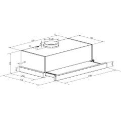 Máy hút mùi âm tủ Canzy CZ H5060AT