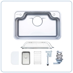 CHẬU RỬA BÁT 1 HỐ NOBINOX ARVO B085