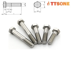 Bu Lông Lục Giác Ngoài Ren Lửng M48 Din 931