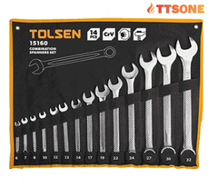 Bộ cờ lê vòng miệng TOLSEN 15889