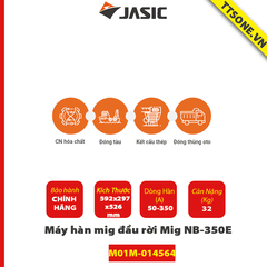 Máy Hàn mig Đầu Rời Mig NB-350E(đầu cấp dây không cáp) - Jasic - Chính Hãng
