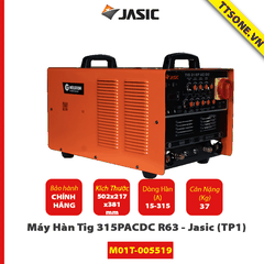 Máy Hàn Tig 315PACDC R63 - Jasic (TP1) - Chính Hãng