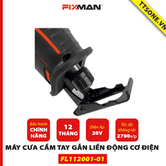 Máy Cưa Cầm Tay Gắn Liền Động Cơ Điện FIXMAN FL112001-01 Chính Hãng