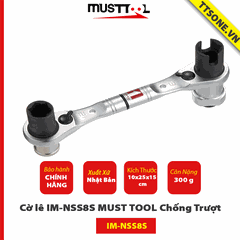 Cờ lê IM-NSS8S MUST TOOL Chống Trượt 8 Chức Năng Loại Ngắn - Chính Hãng