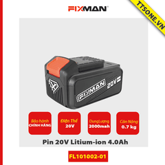 Pin 20V Litium-ion 4.0Ah Fixman  FL101002-01 Chính Hãng