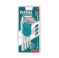 Bộ lục giác đầu bằng 9 chi tiết hệ mét Total THT106191 1.5-10mm