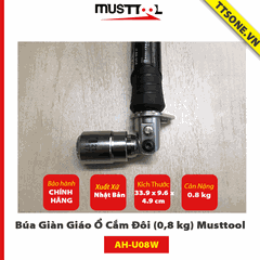 Búa treo chuôi gắn khẩu đôi 17, 21  Mã: AH-U08 (0,8 kg) Musttool - Chính Hãng