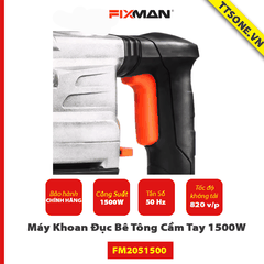 Máy Khoan Đục Bê Tông Cầm Tay FIXMAN 1500W FM2051500 - Chính hãng