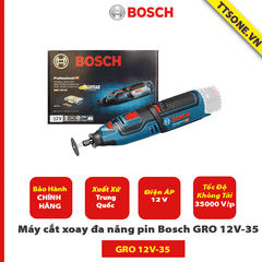 Máy cắt xoay đa năng pin Bosch GRO 12V-35 - Chính Hãng