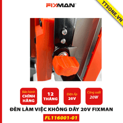 Đèn làm việc không dây 20V Fixman FL116001-01- Chính Hãng
