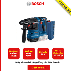 Máy khoan bê tông dùng pin 18V Bosch GBH 185-LI Solo - Chính Hãng
