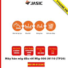 Máy Hàn mig Đầu rời Mig-500 J8110 (TP20) - Chính Hãng