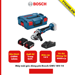 Máy mài góc dùng pin Bosch GWS 18V-10 - Chính Hãng