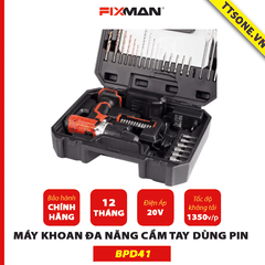 Máy Khoan Đa Năng Cầm Tay Dùng Pin FIXMAN  BPD41 - Chính Hãng