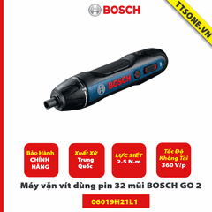 Máy vặn vít dùng pin 32 mũi BOSCH GO 2 (06019H2181) - Chính Hãng