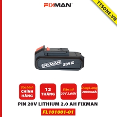 Pin 20V Lithium 2.0 Ah Fixman FL101001-01 - Chính Hãng
