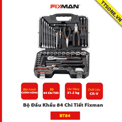 Bộ Đầu Khẩu 84 Chi Tiết Fixman BT84 - Chính Hãng