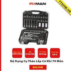 Bộ Dụng Cụ Tháo Lắp Cơ Khí 79 Món FIXMAN B5079M