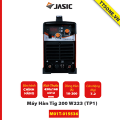 Máy Hàn Tig 200 W223 (TP2)- Jasic - Chính Hãng